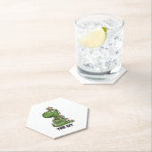 Funny Christmas T Rex. Tree Rex Geschenk Untersetzer (Vor Ort)