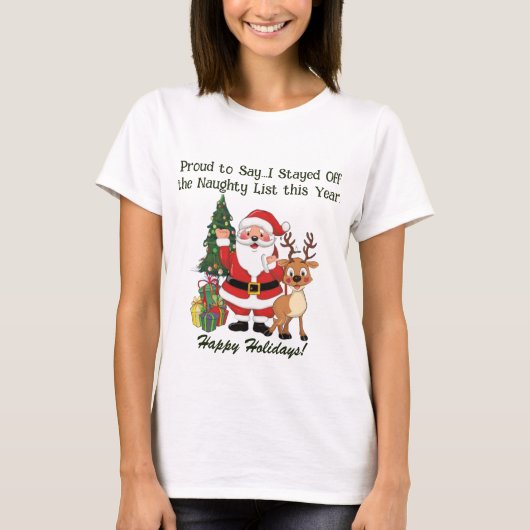 Funny Christmas T - Shirt (Vorderseite)