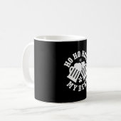 Funny Christmas T Shirt Kaffeetasse (Vorderseite Links)