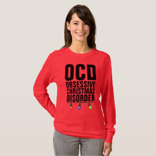 Funny Christmas T - Shirt, OCD OBSESSIVE STÖRUNG T-Shirt