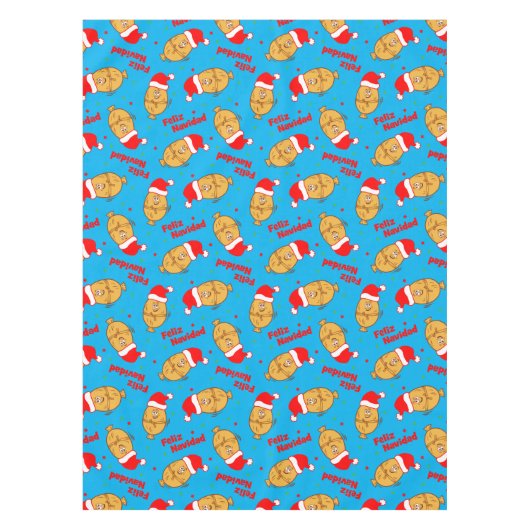 Funny Christmas Tamales Pattern Tischdecke (Vorderseite)