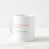 Funny Christmas Tasse Geschenk für Mitarbeiter (Vorderseite Links)