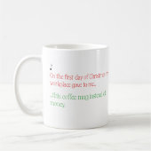 Funny Christmas Tasse Geschenk für Mitarbeiter (Links)