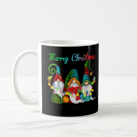 Funny Christmas Teacher Crew Gnomies Xmas Outfit T Kaffeetasse (Links)