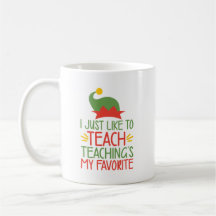Funny Christmas Teacher Sprichwort | Lehrerin Elf