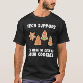 Funny Christmas Tech Support Computerprogrammierer T-Shirt (Vorderseite)