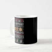 Funny Christmas Tech Suprt Computer T Shirt Kaffeetasse (Vorderseite Links)