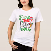 Funny Christmas tee mit einem fröhlichen Design (Vorderseite)
