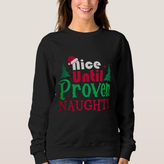 Funny Christmas tee mit festlichem Text (Vorderseite)