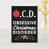 Funny Christmas Tees &amp; Tm. Obsessive Christmas Karte (Gelbe Blume)
