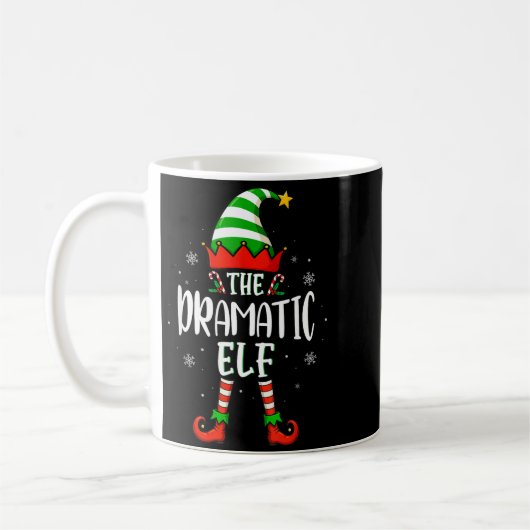 Funny Christmas The Dramatic Elf Family Matching X Kaffeetasse (Links)