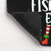 Funny Christmas The Fishing Elf Family Matching Xm Mousepad (Ecke)