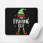 Funny Christmas The Fishing Elf Family Matching Xm Mousepad (Mit Mouse)