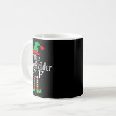 Funny Christmas The Home Builder Elf Developer Arc Kaffeetasse (Vorderseite Links)