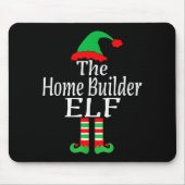 Funny Christmas The Home Builder Elf Developer Arc Mousepad (Vorne)