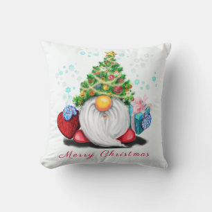 Funny Christmas Throw Kissengenom mit Geschenken Kissen