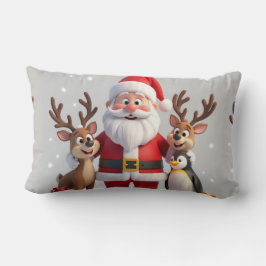 Funny Christmas Throw Pillow Lendenkissen