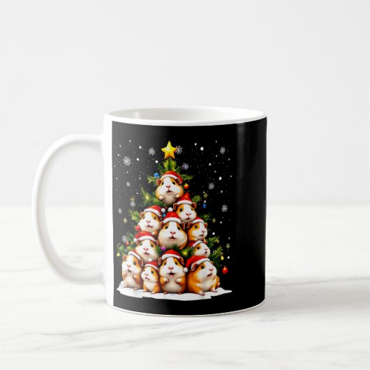 Funny Christmas Tree Guinea G Family Xmas Pajamas  Kaffeetasse (Links)