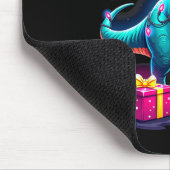 Funny Christmas Tree Rex Boys Männer Cool 70er 80e Mousepad (Ecke)