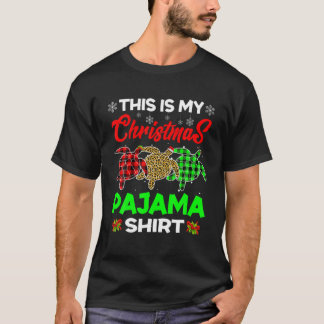 Funny Christmas Tree Schildkröte Lover Animals Xma T-Shirt