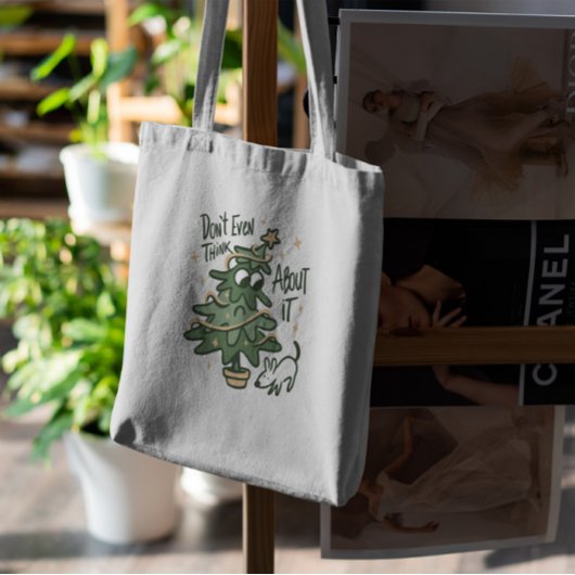 Funny Christmas Tree Tote Bag Tragetasche