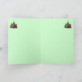 Funny Christmas Trinken Party Happy Holidays Karte (Innenseite)