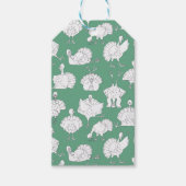 Funny Christmas Trukeys Geschenkanhänger (Vorderseite)