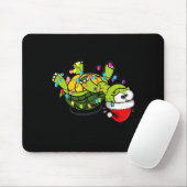 Funny Christmas Turtle It's Fine I'm Fine Everythi Mousepad (Mit Mouse)