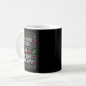 Funny Christmas Ugly Sweater - Definition Nice Kaffeetasse (Vorderseite Links)