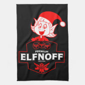 Funny Christmas Vodka Geschirrtuch (Vertikal)