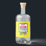 Funny Christmas Vodka Label Alkoholflaschenetikett<br><div class="desc">Funny Christmas Beer Labels. © Copyright HGIFY Store nur. Alle Rechte vorbehalten.</div>
