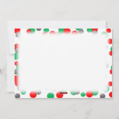 Funny Christmas Ways Men Fotokarte Feiertagskarte (Rückseite)