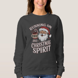 Funny Christmas Weihnachtskaffee Lover Design Sweatshirt