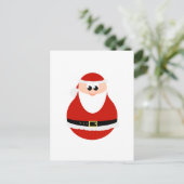 Funny Christmas Weihnachtsmann Postkarte (Stehend Vorderseite)