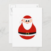Funny Christmas Weihnachtsmann Postkarte (Vorne/Hinten)
