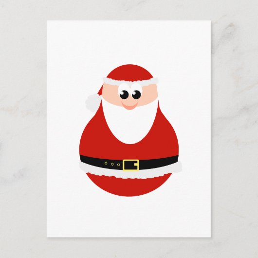 Funny Christmas Weihnachtsmann Postkarte (Vorderseite)