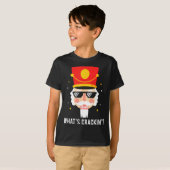 Funny Christmas Whats Crackin Nutcracker Men Kids T-Shirt (Vorne ganz)