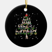 Funny Christmas Whippet Dog Lovers Gift Essential Keramik Ornament (Vorne)