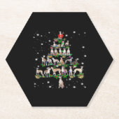 Funny Christmas Whippet Hund Liebhaber Geschenk Es Untersetzer (Vorderseite)