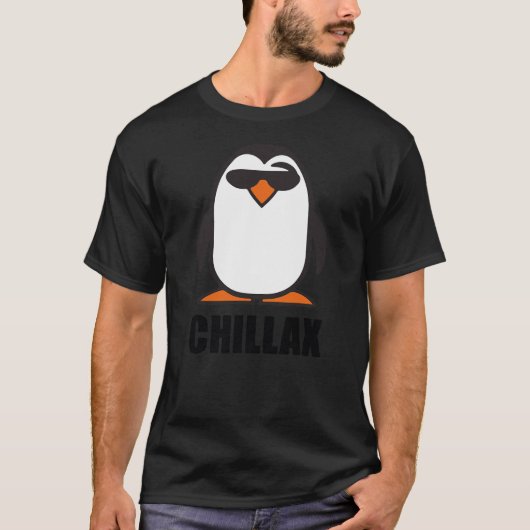 Funny Christmas Winter Penguin shirts, puns, Chill T-Shirt (Vorderseite)
