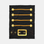 Funny Christmas With Nutcracker Costume  Fleecedecke (Vorderseite)