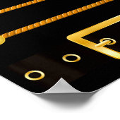 Funny Christmas With Nutcracker Costume Poster (Ecke)