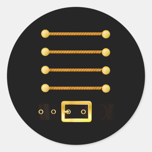 Funny Christmas With Nutcracker Costume Runder Aufkleber (Vorderseite)