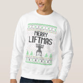 Funny Christmas Workout Sweatshirt (Vorderseite)