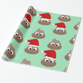 FUNNY CHRISTMAS Wrapping Paper gekackt Geschenkpapier (Ungerollt)