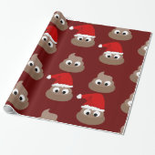 FUNNY CHRISTMAS Wrapping Paper gekackt Geschenkpapier (Ungerollt)