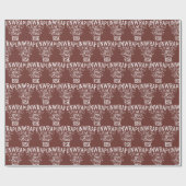 Funny Christmas Wrapping Paper Geschenkpapier (Flach)