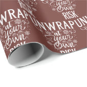 Funny Christmas Wrapping Paper Geschenkpapier (Rolleneckpunkt)
