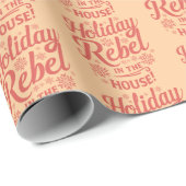 Funny Christmas Wrapping Paper Geschenkpapier (Rolleneckpunkt)