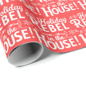 Funny Christmas Wrapping Paper Geschenkpapier (Rolleneckpunkt)